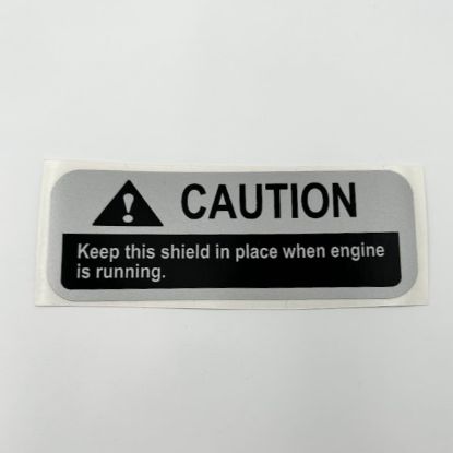Picture of Belt Guard Warning Decal - "Caution" English - M65984