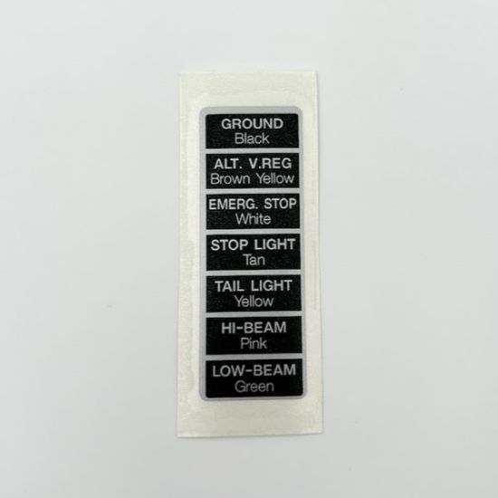 Picture of Wiring Junction Block Decal - M66298