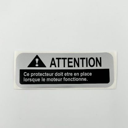 Picture of Belt Guard Warning Decal - "Caution" French - M66513
