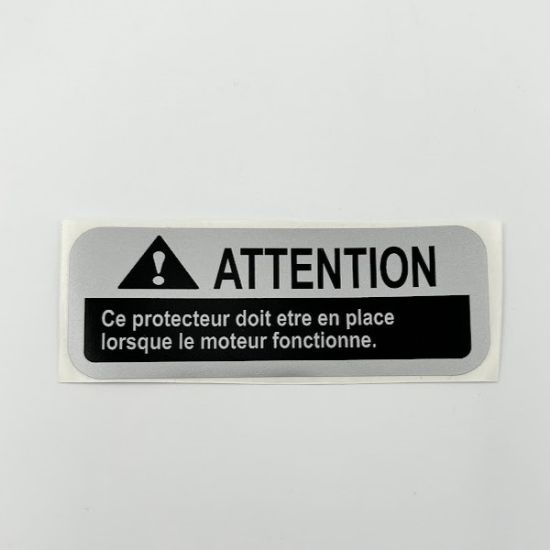 Picture of Belt Guard Warning Decal - "Caution" French - M66513