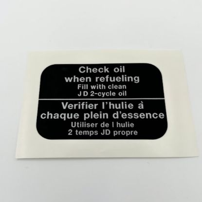 Picture of Hood Decal - "Check Oil" - M69177